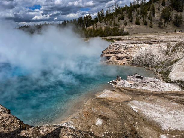 istock Excelsior Yellowstone Park Geyser Horizontal Shot 2165586340