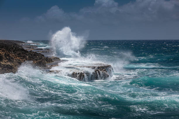 istock Curacao national park Shete boka- wave splash- coastline 2165588317