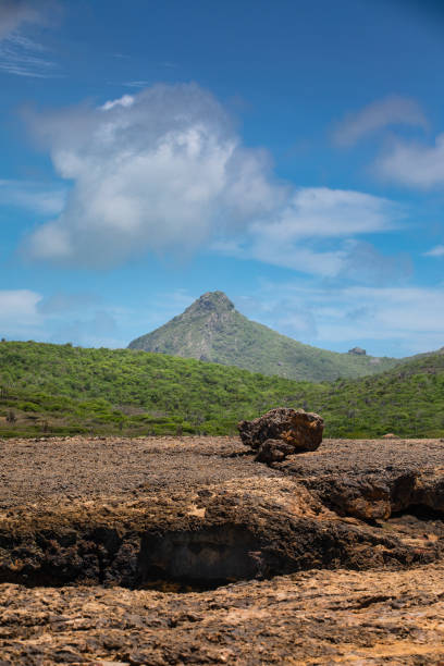 Shete boka is a Curacao's natural park at the north coast with it characteristic rocky coast and breaking waves.