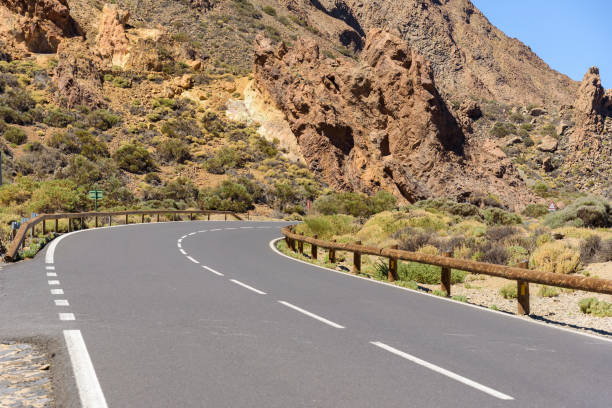 istock Road through Teide National Park on Tenerife 2165594704