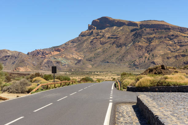 istock Road through Teide National Park on Tenerife 2165594776