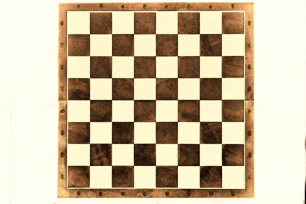 istock Mental thinking.Brown wooden chessboard on a white background 2165597329