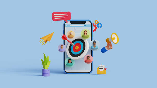istock CRM, Customer relationship management concept. Customer target concept. Refining marketing strategies. 3D smartphone with targeted audience and marketing icons 2165598629