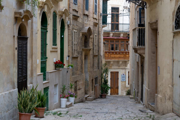 istock Old town narrow streets 2165599047