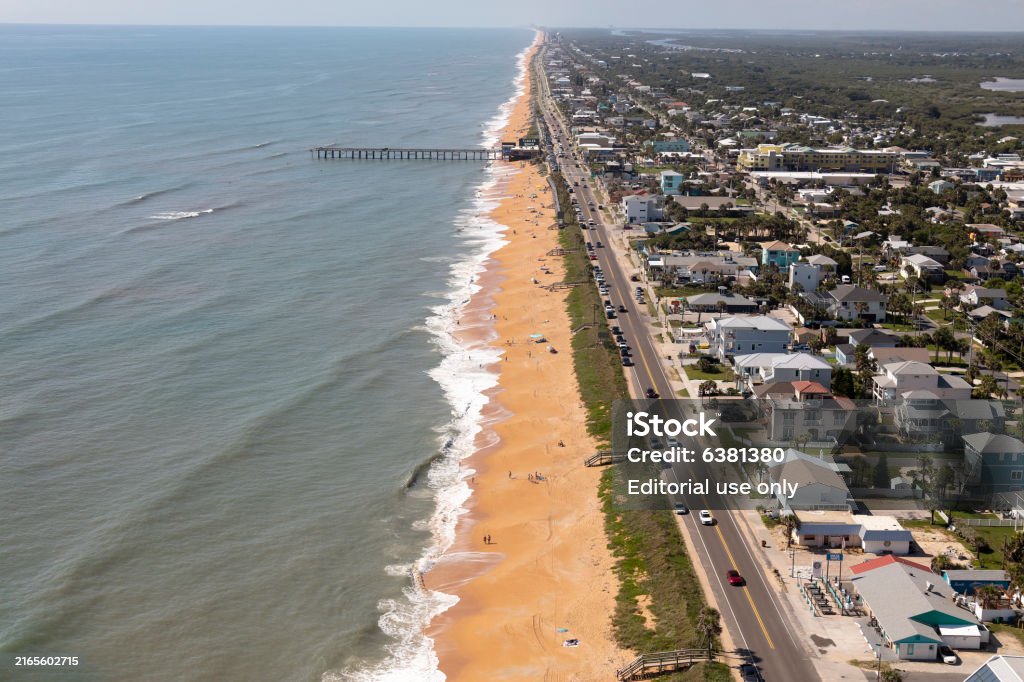 Flagler Pier - Lizenzfrei Florida - USA Stock-Foto Flagler Pier - Lizenzfrei Florida - USA Stock-Foto