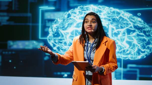istock Tech startup leader using convention as platform to offer latest AI services 2165610167