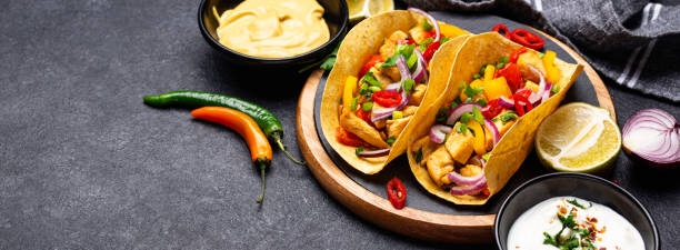 istock Traditional Mexican tacos with meat 2165610855