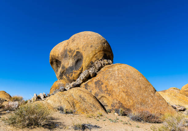 Interesting Rock Formation Along Movie Flat Road, Alabama Hills National Scenic Area, California, USA