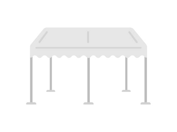 istock Illustration of a tent for school gatherings and events. 2165618108