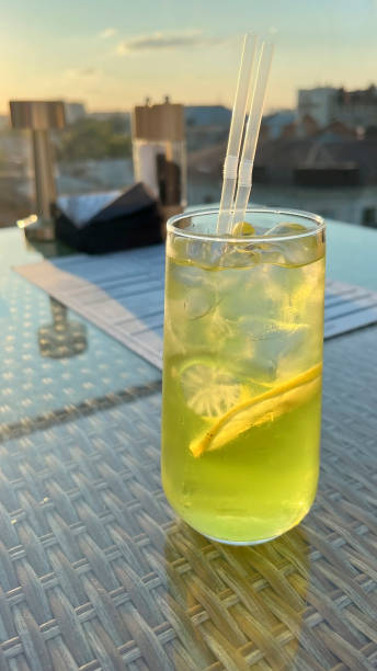 istock lemonade on the table, drink at sunset 2165620335