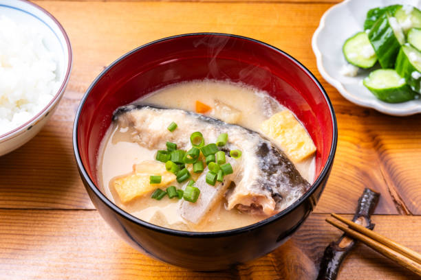 istock Yellowtail with sake lees soup 2165622242