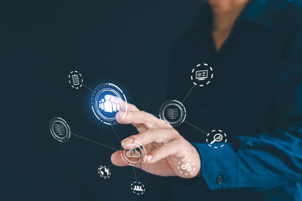 istock Human resource management, human resource management, internal human resource management, focusing on recruitment, training, conflict resolution and promoting effective organizational culture. 2165638279