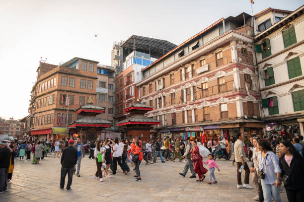 Kathmandu, Nepal : October-14-2023 : Kathmandu Durbar Square is a historically and culturally significant site in Kathmandu.