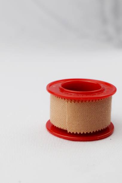 Leukoplast Medical Cloth Plaster Roll isolated on white