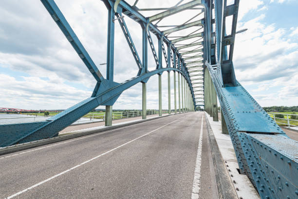 istock Old IJsselbrug over the river IJssel between Zwolle and Hattem 2165652509