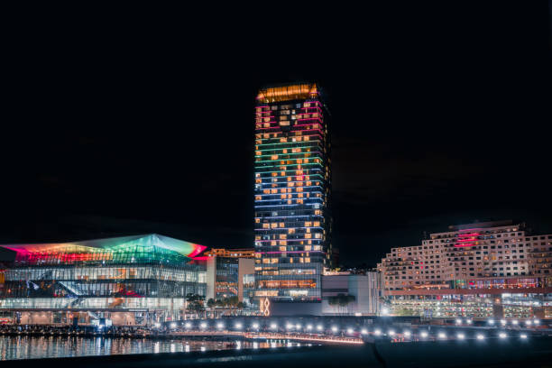 istock Night view of Darling Harbour, Sydney, Australia 2165654098