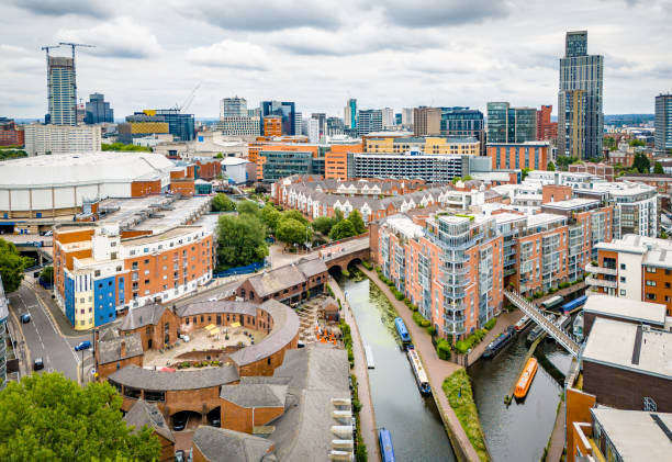 istock Birmingham Canal Old Line in city centre 2165654101
