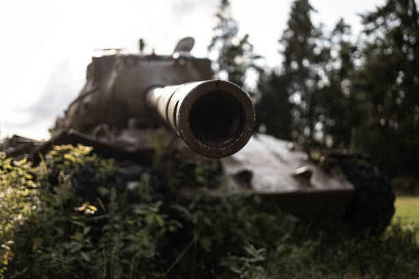 Discarded Russian military equipment