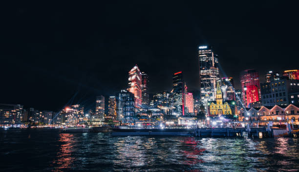 istock Night view of Darling Harbour, Sydney, Australia 2165654653