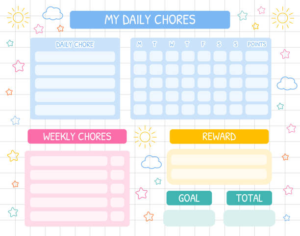 8,200+ Chore Chart Stock Illustrations, Royalty-Free Vector Graphics & Clip Art - iStock | Chore chart kid, Chore chart icons, Kid chore chart 8-200-chore-chart-stock-illustrations-royalty-free-vector-graphics-clip-art-istock-chore-chart-kid-chore-chart-icons-kid-chore-chart