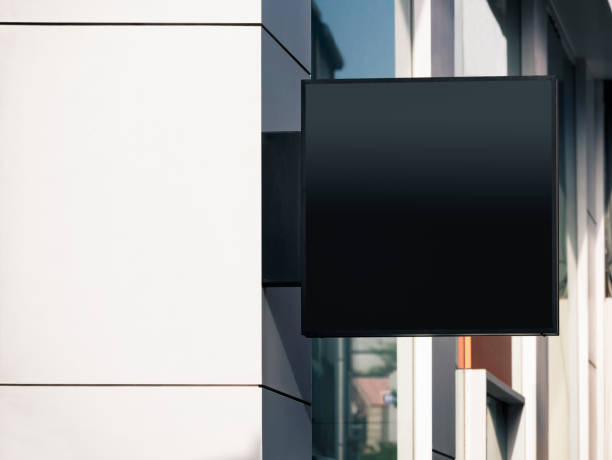 istock Black square Blank screen Logo design Business identity 2165664517