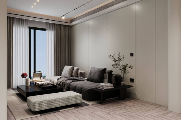 istock Stylish Interior Design for a Cozy Living Room 2165670514