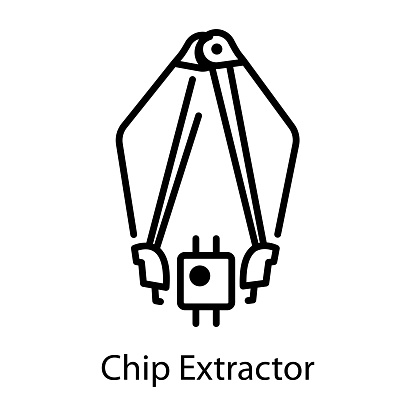 Chip Extractor Stock Illustration - Download Image Now - Equipment ...
