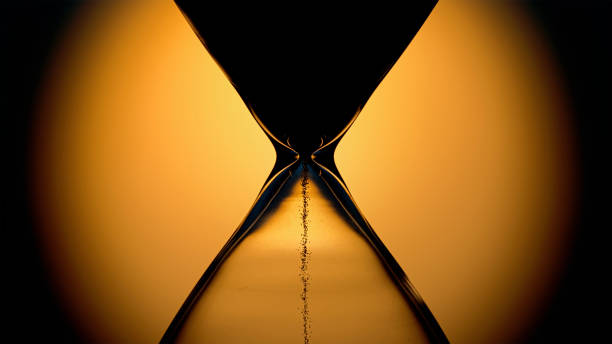 istock Close-up of hourglass 2165687949