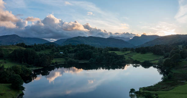 istock Loughrigg Tarn aerial pan 2165692020