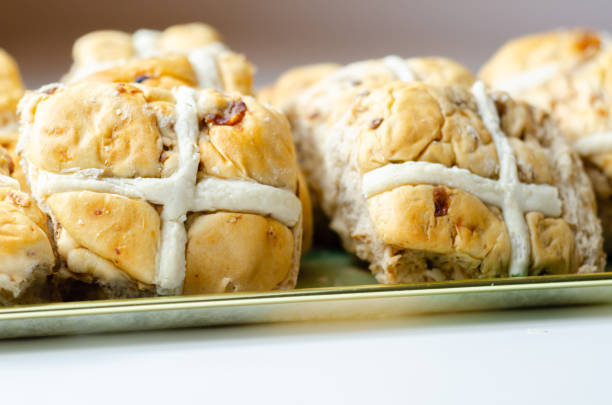 istock A tray of pastries with a white cross on top 2165692804