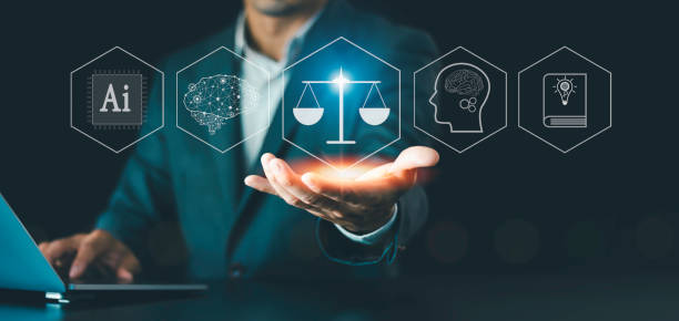istock Justice and laws concept, AI law technology artificial intelligence property and protection of copyright laws, legal advice business, lawyer or notary working with compliance and regulations 2165692877