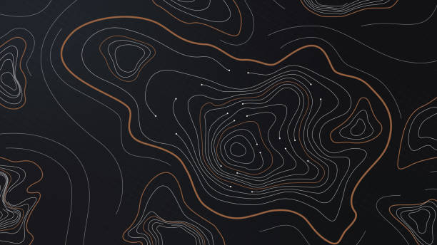 istock Futuristic holographic terrain topology head-up screen display 2165696231