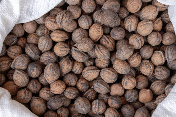 istock A bag of walnuts is shown in a close up 2165703844