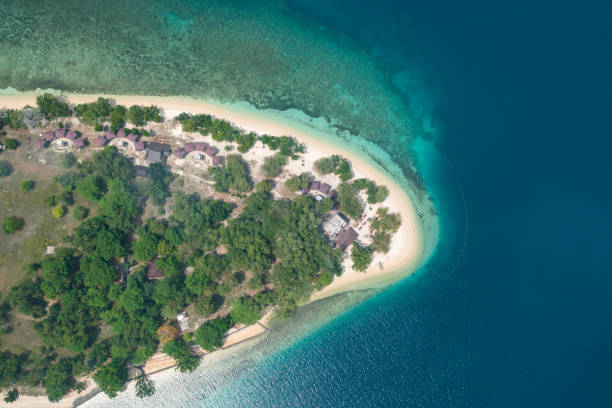 istock Tropical island and beach. 2165712145