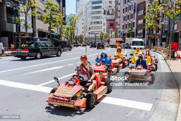 Go Karts In Tokyo Stock Photo - Download Image Now - Go-cart, Japan, Shibuya Ward