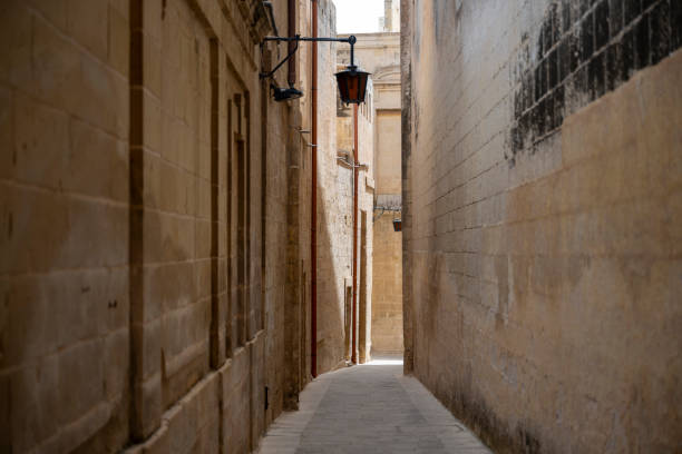 Old town streets, Mdina, Rabat, Malta