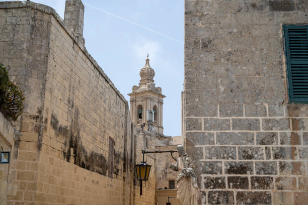 Old town streets, Mdina, Rabat, Malta