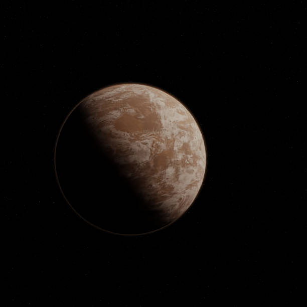 istock Red Alien Planet and Starfield 2165722413