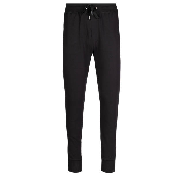 istock Comfortable Black Sweatpants with Drawstring Waist 2165725020