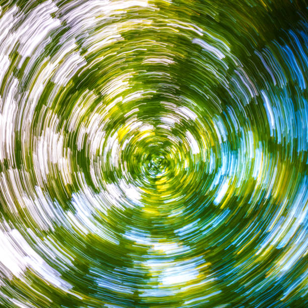 istock Spiral Motion Abstract featuring Green and Blue Tones for an artistic experience and design 2165737024