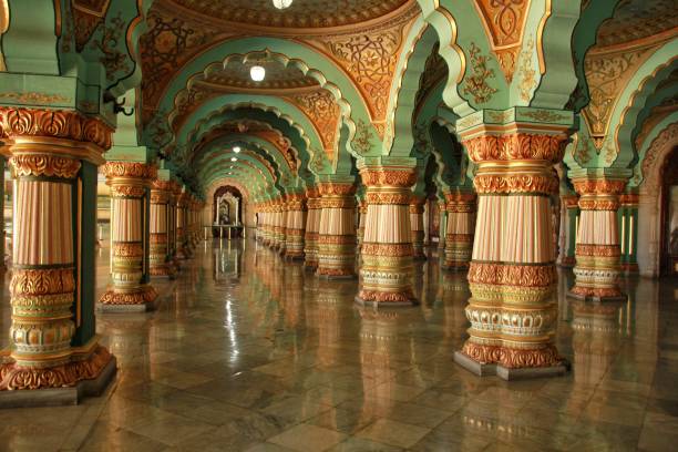 Mysore Palace at night