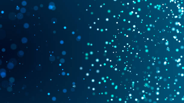 istock Futuristic wave with many dots. Abstract motion background of colored dots. Technology or science. 3d 2165745182