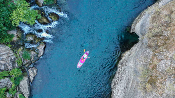 istock Paddle boarding on the Canyon River 2165746774