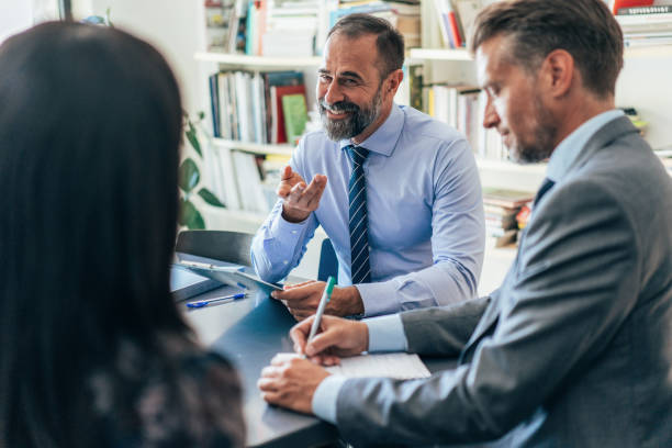 istock Discussion for the new agreement 2165751893