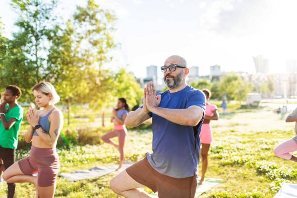 Yoga outdoors