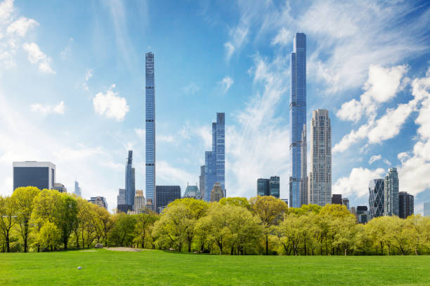 istock Manhattan skyscrapers and Central Park 2165754856
