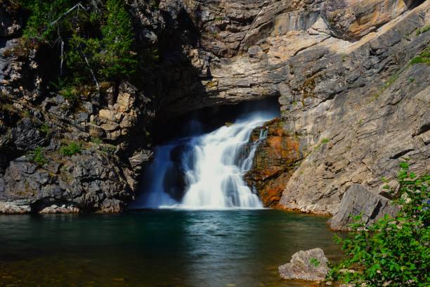 istock Running Eagle Falls Glacier National Park Montana 2165760156