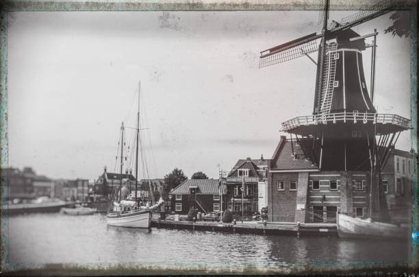 This photograph is worn out with digital technology effects.