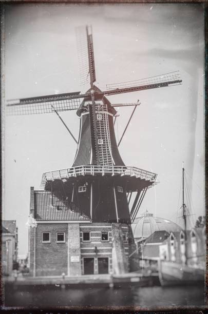 This old windmill (Vinkemolen) is located in the national park in the Flemish Ardennes