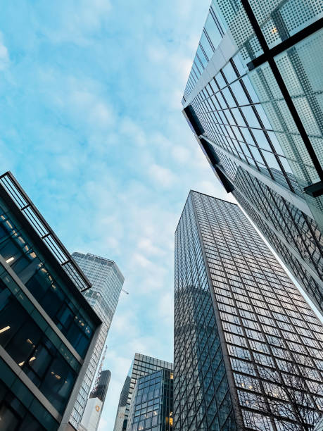 istock A city skyline with tall buildings and a clear blue sky 2165779600